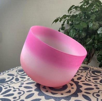Juego de Cuencos Cantores de Cristal de Cuarzo Chakra Arcoíris Premium para Sanación Sonora o Baño de Sonido