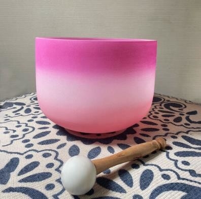 Juego de Cuencos Cantores de Cristal de Cuarzo Chakra Arcoíris Premium para Sanación Sonora o Baño de Sonido