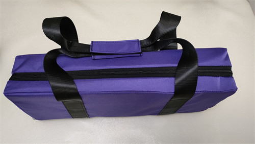 Funda de transporte para diapasón de cristal morado de tela Oxford resistente al desgaste