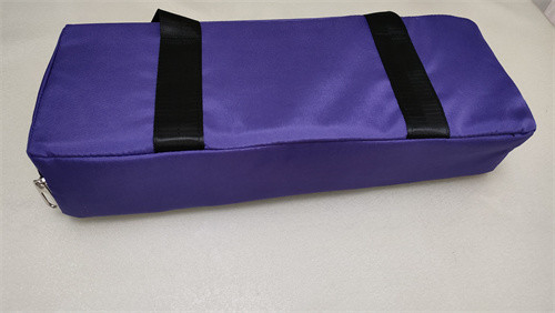 Funda de transporte para diapasón de cristal morado de tela Oxford resistente al desgaste