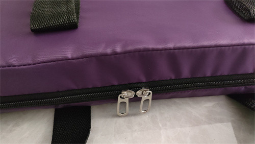 Tenedor de afinación de cristal de cuarzo Confeccionado con tela oxford de color púrpura resistente al desgaste y capa protectora de 5.