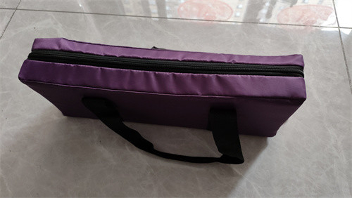 Tenedor de afinación de cristal de cuarzo Confeccionado con tela oxford de color púrpura resistente al desgaste y capa protectora de 5.
