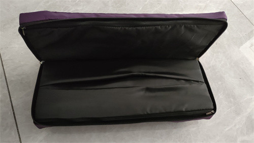 Tenedor de afinación de cristal de cuarzo Confeccionado con tela oxford de color púrpura resistente al desgaste y capa protectora de 5.