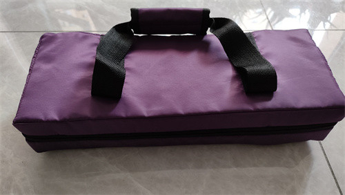 Tenedor de afinación de cristal de cuarzo Confeccionado con tela oxford de color púrpura resistente al desgaste y capa protectora de 5.