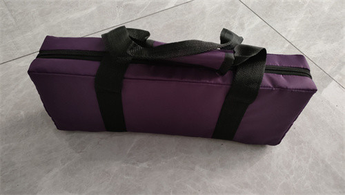 Tenedor de afinación de cristal de cuarzo Confeccionado con tela oxford de color púrpura resistente al desgaste y capa protectora de 5.