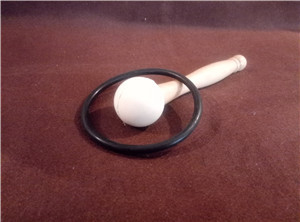 Gran orino para cuencos de canto de cristal 6"