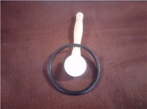 Gran orino para cuencos de canto de cristal 6"