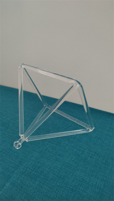 Quartz crystal singing pyramid, quartz tonning pyramid, quartz healling pyramid