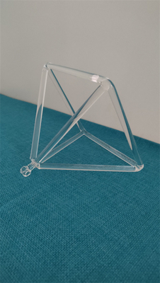 Quartz crystal singing pyramid, quartz tonning pyramid, quartz healling pyramid