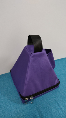 Pirámides cantoras de cristal de cuarzo transparente con bolsa de transporte, venta directa de fábrica