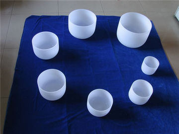 Cuenco tibetano de cristal de cuarzo para terapia de sonido
