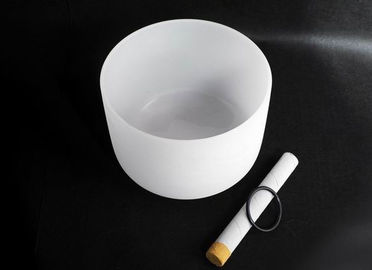 Cuenco tibetano de cristal de cuarzo para terapia de sonido