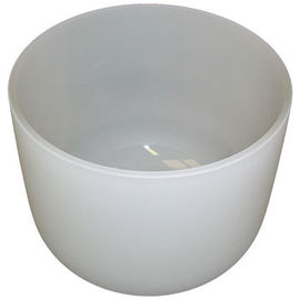 Sonido luminoso glaseado cristal canto tazón precio al por mayor para el equilibrio de chakra 8-14 pulgadas