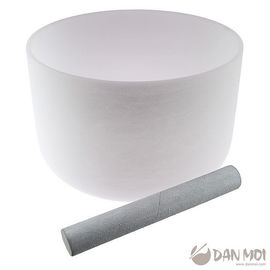 Sonido luminoso glaseado cristal canto tazón precio al por mayor para el equilibrio de chakra 8-14 pulgadas