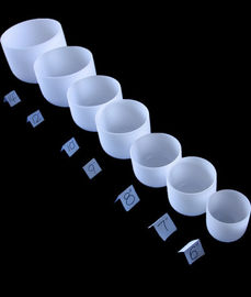 Conjunto de cuencos de canto de cuarzo