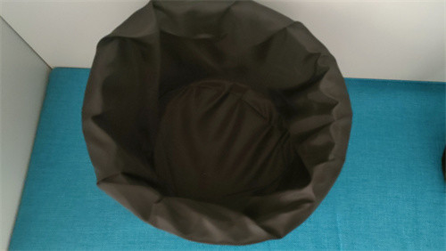 Estuche para Cuenco Tibetano de Cristal Negro con Cremallera Exquisita y Bolsillo Grande