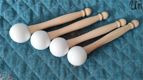Baquetas o mazos para cuencos cantores de cristal