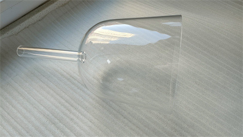 Cuenco tibetano de cristal transparente con juntas tóricas