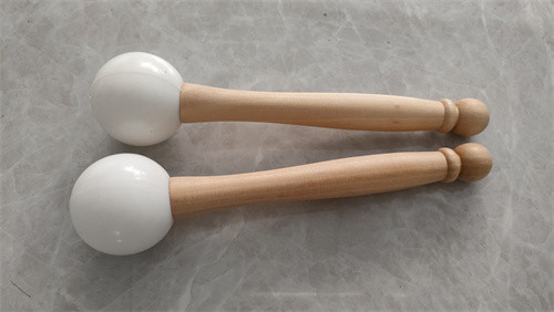Herramienta de percusión para cuencos cantores de cuarzo