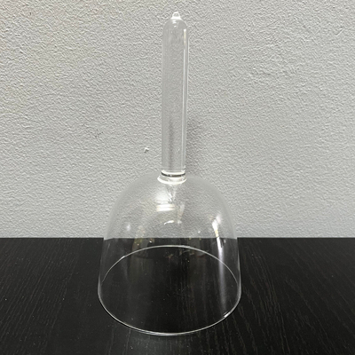 6 pulgadas de mano claros cuencos de cristal con bolsas