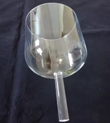 6 pulgadas de mano claros cuencos de cristal con bolsas