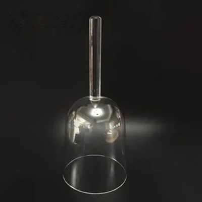 Cuencos cantores de cristal transparente de 8 pulgadas