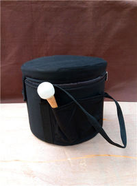 Funda de transporte acolchada negra de algodón puro para cuencos cantores de cristal de cuarzo, fabricada en China. Fácil de transportar.