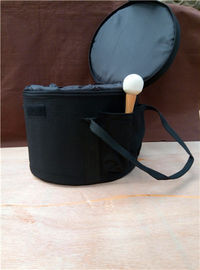 Funda de transporte acolchada negra de algodón puro para cuencos cantores de cristal de cuarzo, fabricada en China. Fácil de transportar.