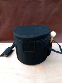 Casco de algodón 100% negro con almohadilla para cuencos de canto de cristal de cuarzo fabricados en China fáciles de llevar
