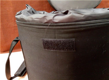 Casco de algodón 100% negro con almohadilla para cuencos de canto de cristal de cuarzo fabricados en China fáciles de llevar