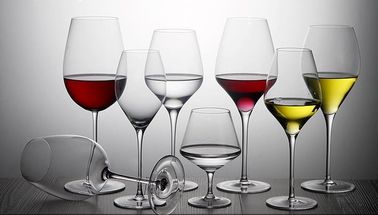 Gafas de cristal de ala sopladas a mano sin plomo para el hogar y la fiesta 300-500 ml