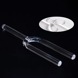 Tenedor de afinación de cristal de cuarzo para sanación y relajación de sonido 16 mm
