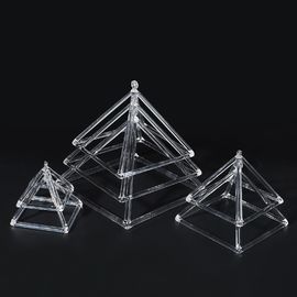 Pirámides cantantes de cristal de cuarzo 99,99% cristal de cuarzo puro natural hecho en China