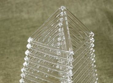 Perfect sound quartz singing pyramids comes with crystal striker