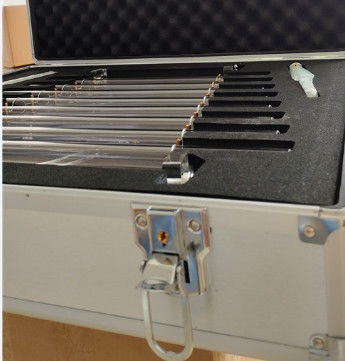 Quartz Crystal  Harp Wrapped by Alumina Alloy Box with crstal mallet