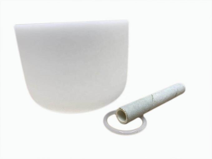 Proporciona una taza de canto helada con tono de chakra CDEFGAB 8