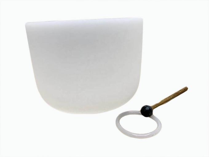 Proporciona una taza de canto helada con tono de chakra CDEFGAB 7