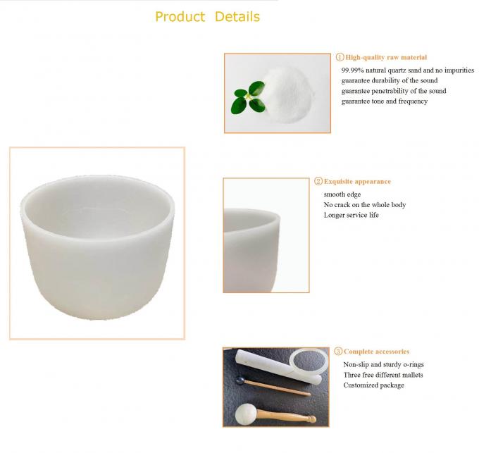 Proporciona una taza de canto helada con tono de chakra CDEFGAB 9